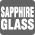 Materiál skla - zafírové sklo
